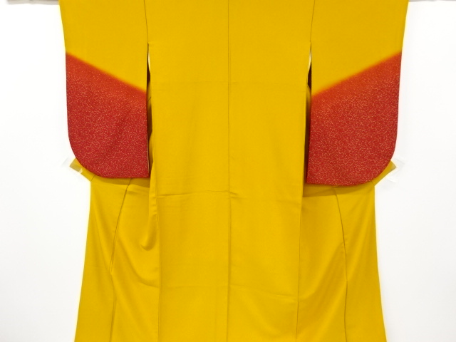 JAPANESE KIMONO / VINTAGE LONG SLEEVES KIMONO / SCATTERED NORI PATTERN